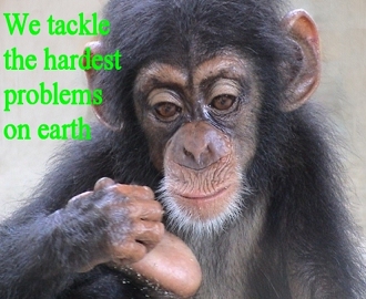 We tackle the hardest problems on earth Low